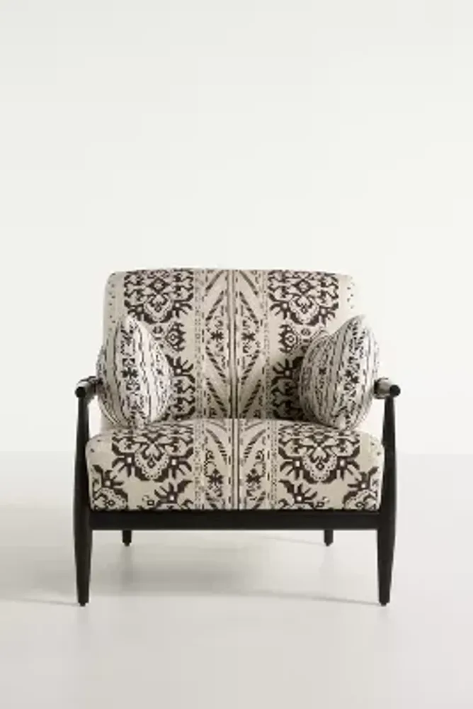 Embroidered Fanny Kershaw Chair