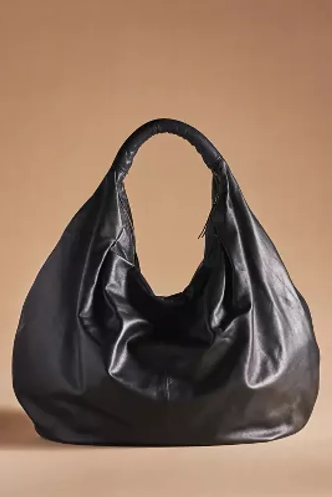 Slouchy Oversized Leather Tote