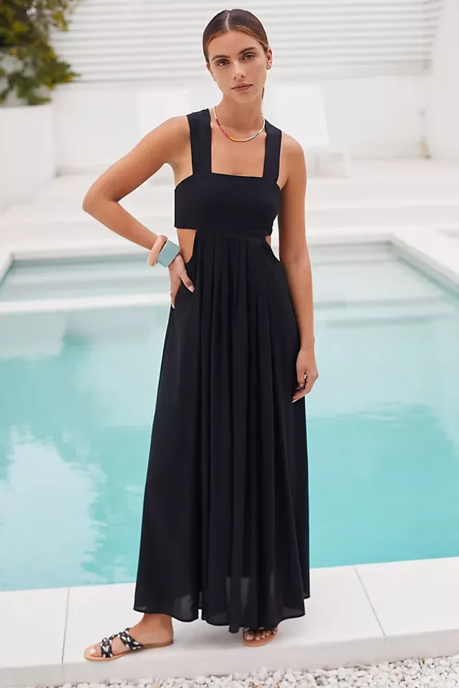 The Piper Bandeau Cutout Maxi Dress