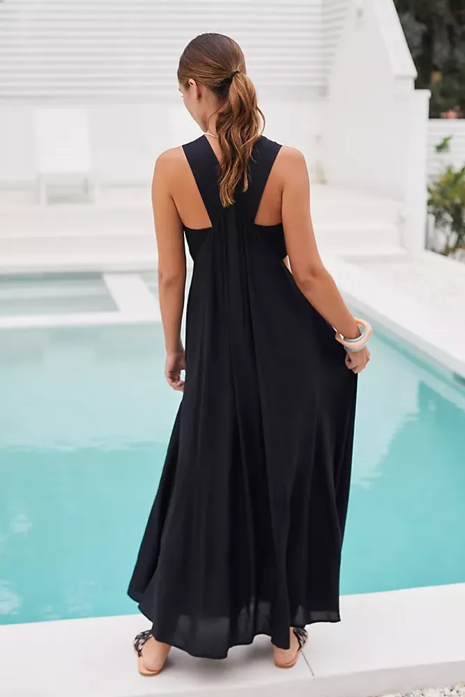 The Piper Bandeau Cutout Maxi Dress