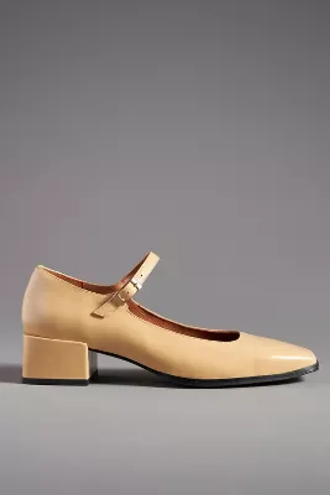 The Sibley Mary Jane Wedge Heels