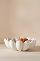 Ruffle Marble Decorative Bowl
