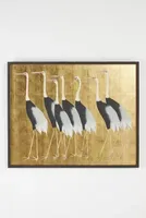 Golden Flock Wall Art