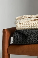 Bouclé Waffle Throw