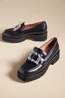 All Black Elton Lugg Loafers