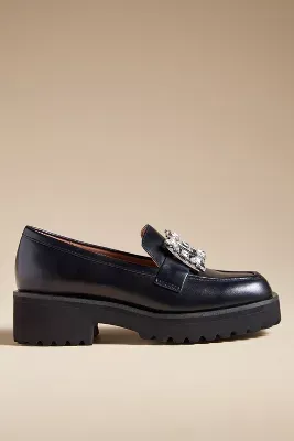 All Black Elton Lugg Loafers