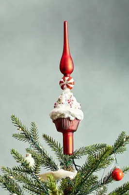 Christmas Cupcake Tree Topper