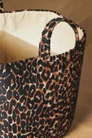 Leopard-Print Basket