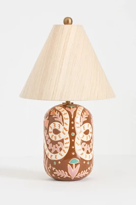 Kaia Wax Resist Ceramic Table Lamp