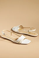 Reformation Millie Lattice Flat Sandals