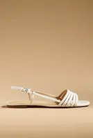 Reformation Millie Lattice Flat Sandals