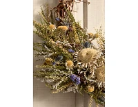 Right Side Hand Spring Bluebird Wreath