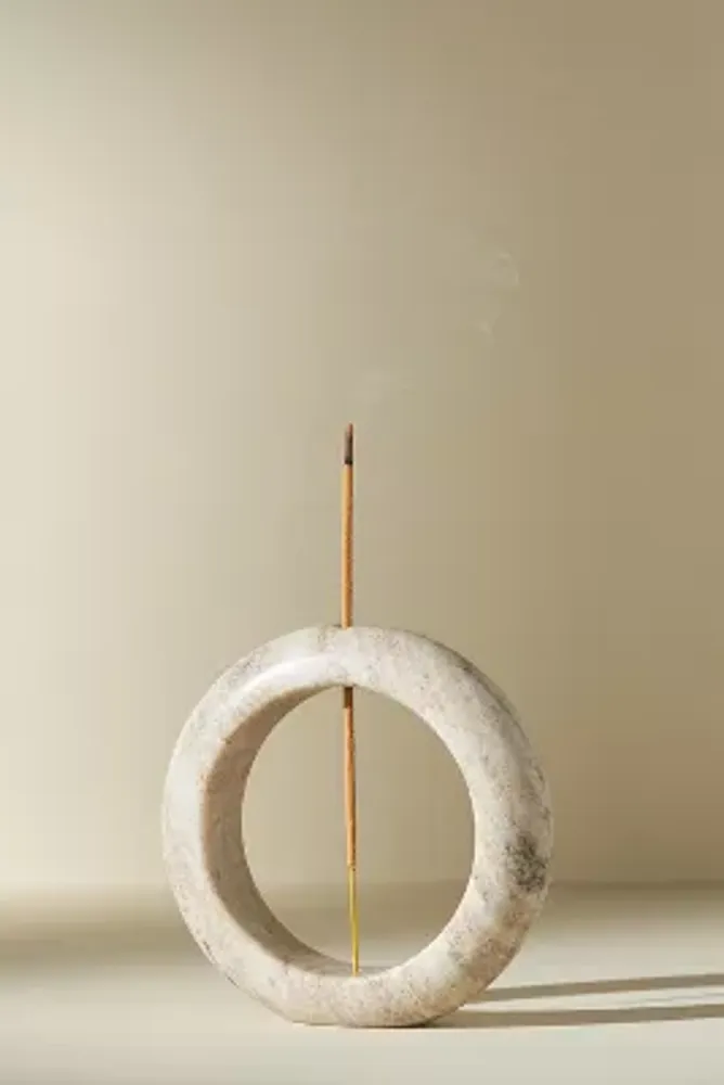 Marble Ring Incense Holder