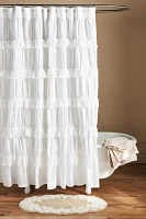 Astrid Cotton Ruffled Shower Curtain