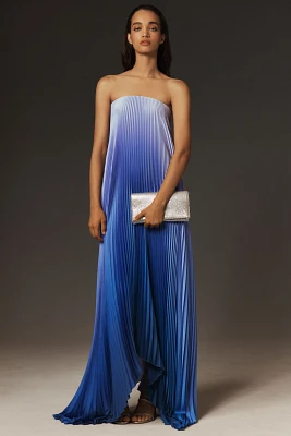 L'IDÉE Elle Strapless Pleated Gown