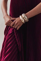 L'IDÉE Elle Strapless Pleated Gown