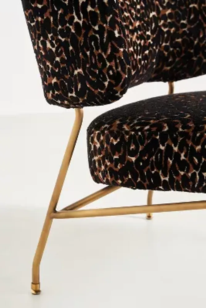 Frannie Leopard Chair