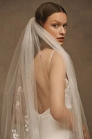 Theia Jasper Embroidered Cathedral Veil