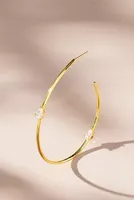 Double Touch of Shine Hoop Earrings