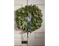 Fresh Silver Dollar Eucalyptus Wreath