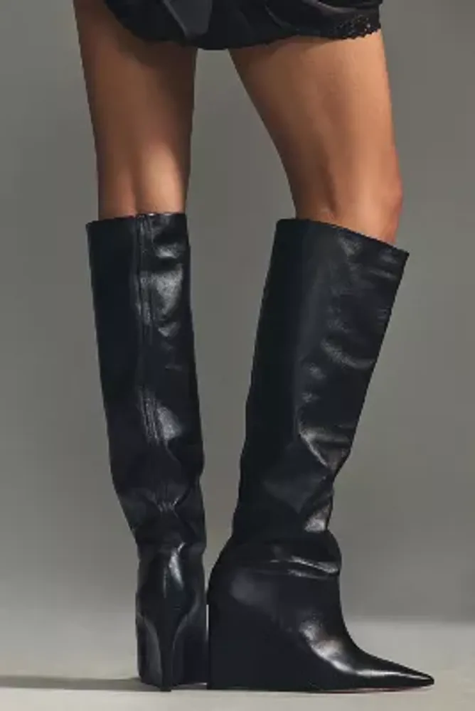 The Cassia Wedge Tall Boots