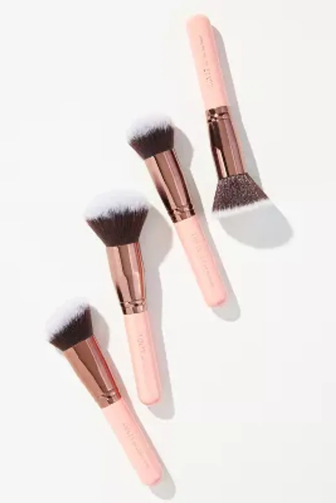 Duo Ended Foundation Concealer Blending Makeup Brush with Flawless Fluff  Large Face Brush 2 Pcs Value Pack Ideal for Liquid, Cream,Buffing Cosmetics