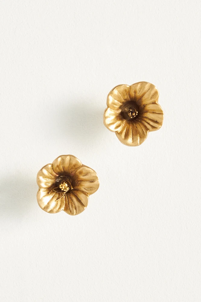 Hibiscus Knobs, Set of 2