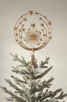 Hedy Celestial Gold Metal Tree Topper