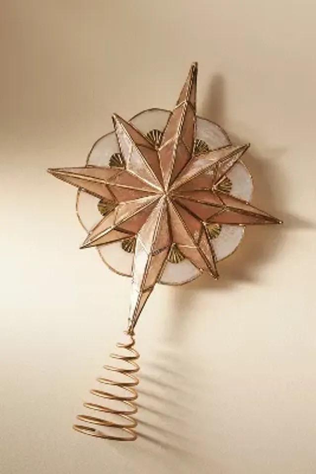 TERRAIN Celestial Star Tree Topper - Assorted