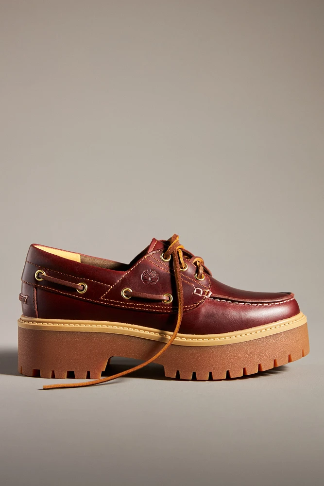 Timberland Stone Street Platform Boat Shoes