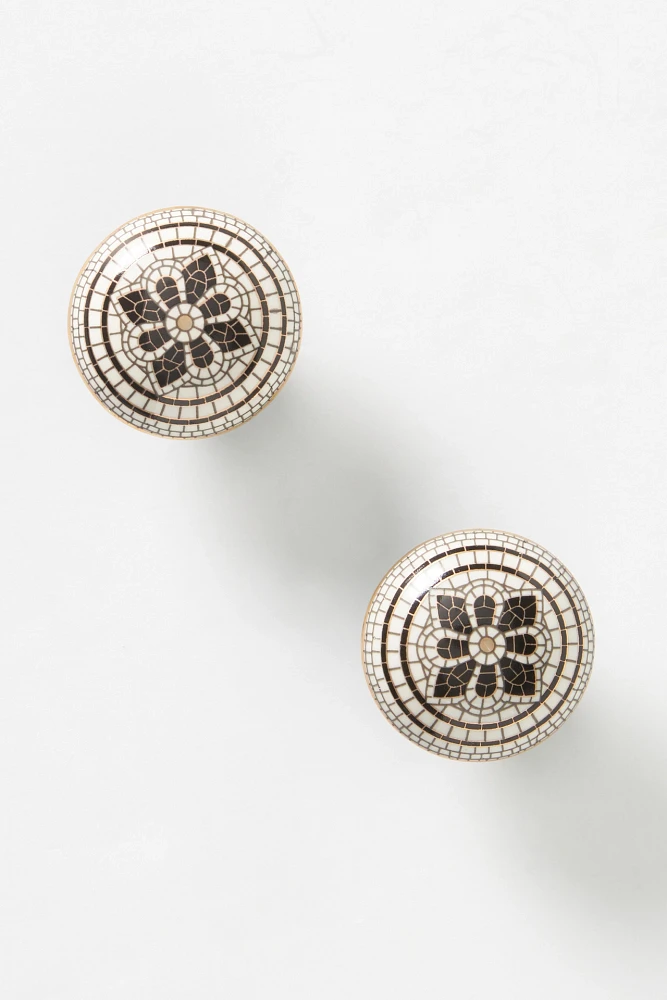 Bistro Tile Knobs, Set of 2