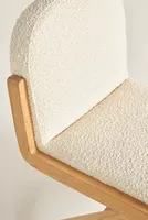 Bouclé Rani Armless Dining Chair