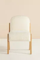 Bouclé Rani Armless Dining Chair