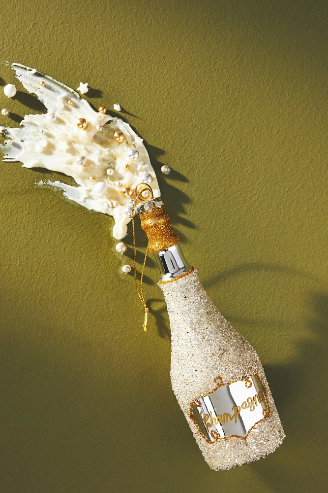 Champagne Bottle Ornament