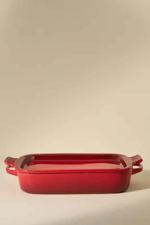 Le Creuset San Francisco Stoneware Square Covered Baker, 3-Qt.