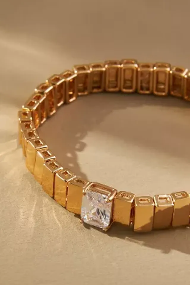 Louis Vuitton Nanogram Tennis Bracelet - Rose Gold-Tone Metal Link
