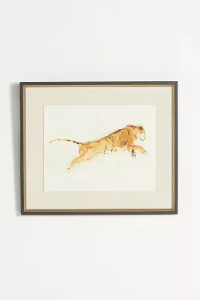 Pouncing Tiger 3 Wall Art