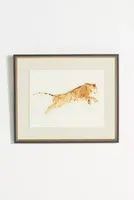 Pouncing Tiger 3 Wall Art