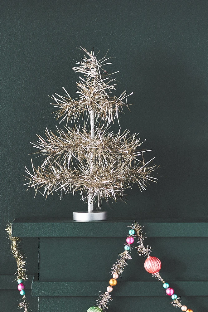 Tinsel Tree Decorative Object