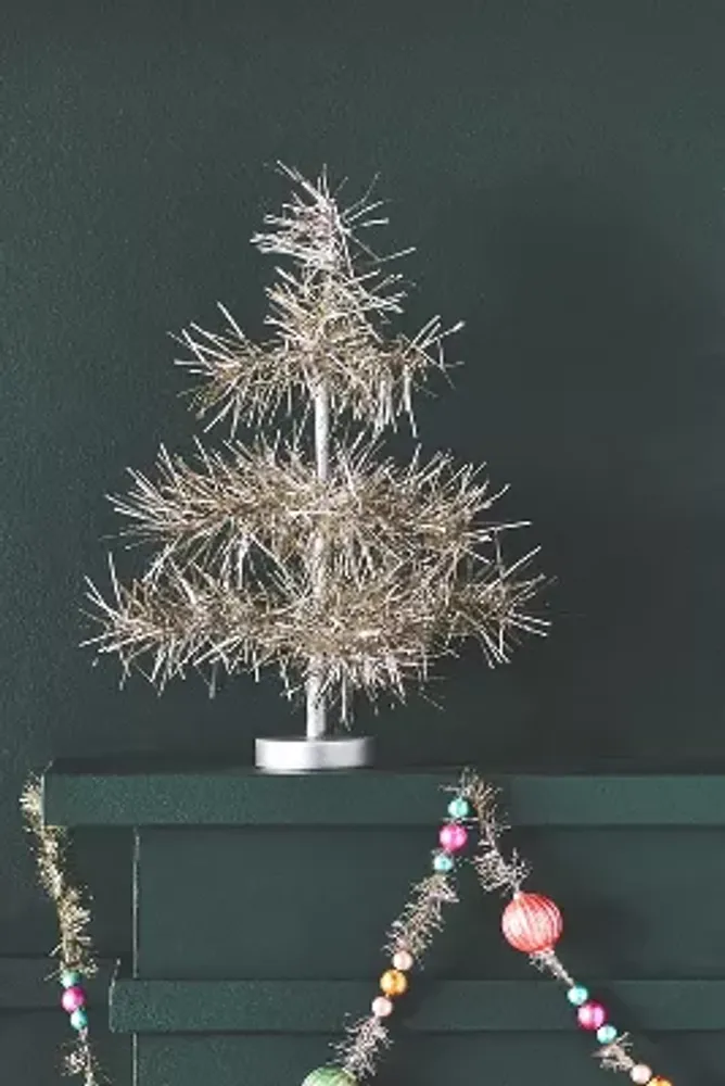 Tinsel Tree Decorative Object