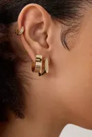 Mod Huggie Earrings, Set of 3