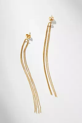 Snake Chain Dangle Earrings