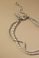 Double-Layer Crystal Bracelet
