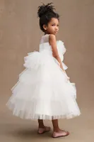 Princess Daliana Leah Tulle Flower Girl Dress