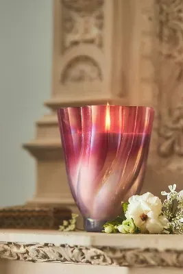 Tulip Spice Gilded Cassia Glass Candle