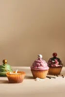 Cupcake Gourmand Ginger Cookie Glass Candle
