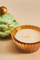 Cupcake Gourmand Ginger Cookie Glass Candle