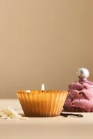 Cupcake Gourmand Toasted Macaroon Glass Candle