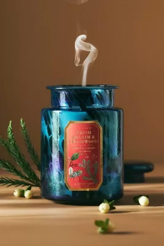 Apothecary 18 Woody Fresh Balsam & Cedarwood Glass Jar Candle
