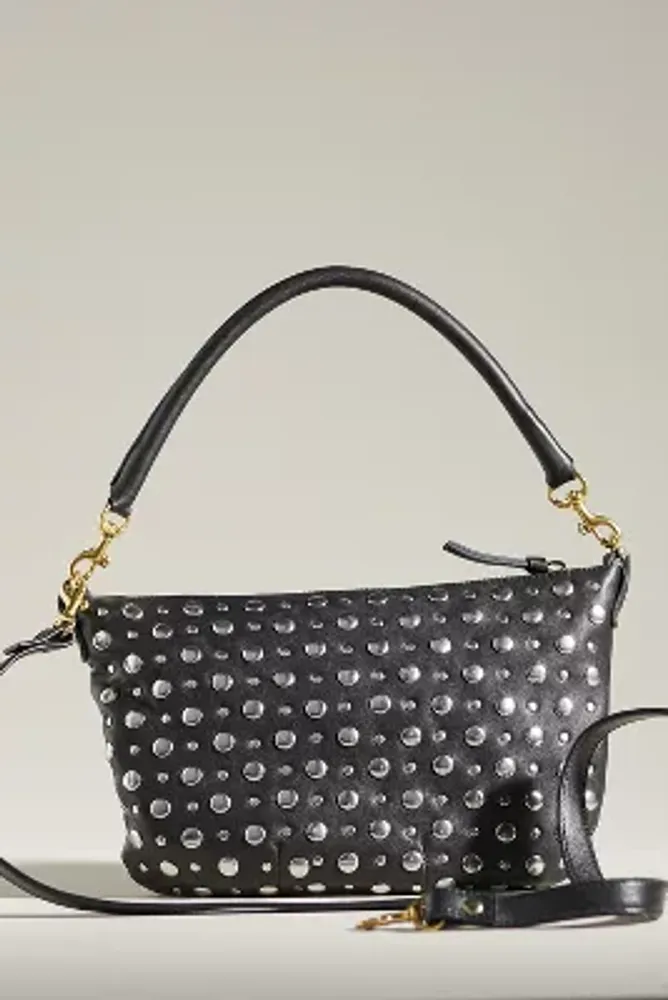 Clare V. Studded Leather Tote Bag